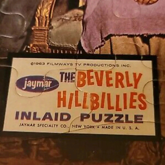 "Vintage 1963 Beverly Hillbillies Jigsaw Puzzle 60+ Pieces" Complete in Frame - Picture 6 of 9